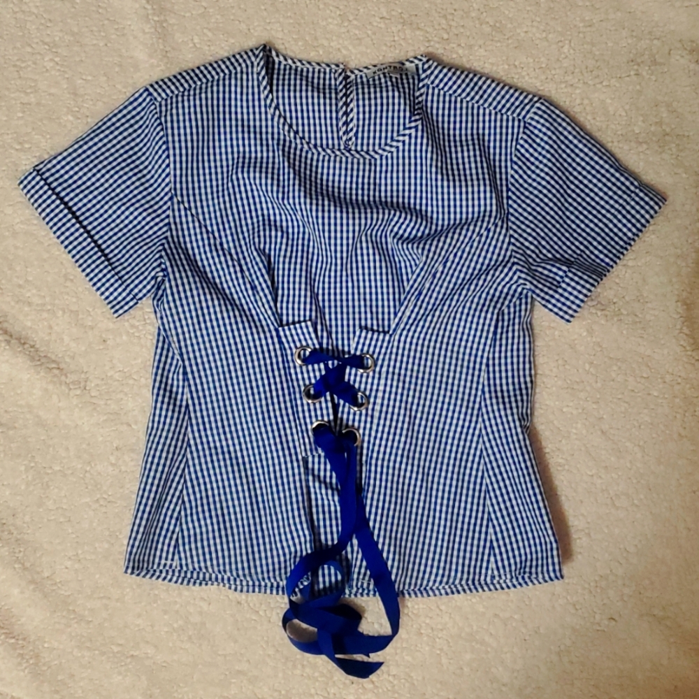 Kontrol Tie-Front blouse L